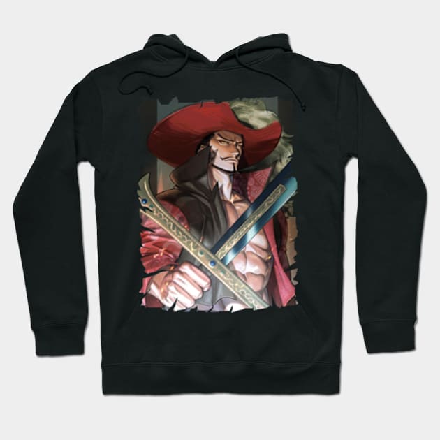 DRACULE MIHAWK ANIME MERCHANDISE Hoodie by julii.draws